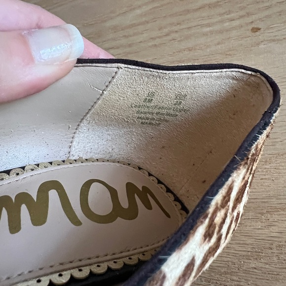 Sam Edelman Leopard Stiletto Heels, Women’s 8 - Picture 6 of 7